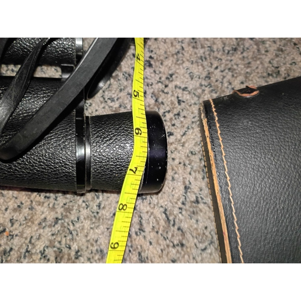 Vintage Gold Crest Coated Binoculars With Hard case Red Lining  7x50 - Picture 14 of 15